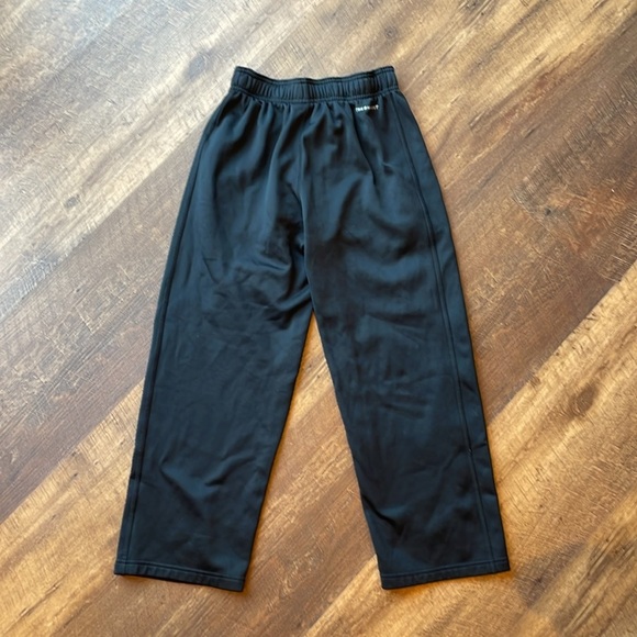 Nike Athletic Pants Boys Size Large Black Fleece Lined - Picture 3 of 3